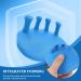 1 Pair Blue TPR Toe Separator Spacers for Women - Foot Correctors and Thumb Splint Set - Buy Online on GoSupps.com