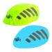 BTR bicycle helmet rain cover. Helmet cover x 2. Waterproof rain cover for bicycle helmet. Rain cover for bicycle helmet yellow + blue