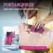 Rechargeable Belle Professional Nail Drill Machine 35000 RPM for Acrylic Nails 6 Bits, Brushless Motor, Manicure/Pedicure E File - Rose Pink - Buy Online on GoSupps.com