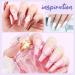 Saviland Acrylic Nail Kit - 3 Colors Powder & Liquid Set with Brushes, Drill, Top Gel, Nail Glue - Salon Quality DIY Acrylic Kit (03) - Buy Online on GoSupps.com