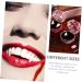 Ibasenice Halloween Accessories - 18 Artificial Dentures Cosplay Tools for Vampires | Safe & Realistic Fake Teeth Decorations - Buy Online on GoSupps.com