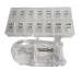 Pill Cutter and Organizer Combo Twice a Day Madication Vitamin Cutter and Organizer (1)
