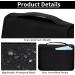 Hanging Toiletry Bag | Large Capacity Waterproof Travel Cosmetic Bag | Men and Women Bathroom Storage (Black) - Buy Online on GoSupps.com