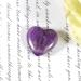 Soulnioi Mini Amethyst Heart Stone - 20mm Tumbled Worry Stone for Reiki Meditation and Stress Relief - Buy Online on GoSupps.com