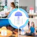 Buy GUKKK 3-in-1 Rain Cloud Humidifier - Remote Control Aroma Diffuser 7 Colors Night Light 500ml for Office & Bedroom | International Shipping - Buy Online on GoSupps.com