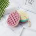 5-Piece Exfoliating Shower Sponge Set | Natural Fiber Bath Sponge for Women, Men, Kids | Gentle & Soothing | Random Color | Oval Shape - Buy Online on GoSupps.com