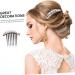 Angoily Hair Combs for Women Rhinestone Barrettes for Women Rhinestone Headpiece Pearl Hair Accessories Pearl Headpiece Hair Accessory for Women Plastic Women's Leaf Full Diamond - Buy Online on GoSupps.com