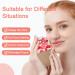 Joyeee Ice Face Roller Reusable Silicone Mold Face Massage Eye Facial Beauty Skin Care Tools Apply Ice for Shrink Pores Anti Wrinkle Reduce Puffiness Improve Skin Elasticity Striped Coffee Color - Buy Online on GoSupps.com