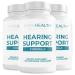 PureHealth Research Hearing Support Formula - Hearing Vitamins to Help Silence the Noise, Safely and Naturally - Ear Ringing Relief with Bioflavonoids to Reduce Tinnitus and Improve Hearing, 3 Bottles