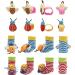 Wrist and Foot Rattle Set for Newborn Babies - 8 pcs Baby Toy Set for Boys and Girls - Buy Online on GoSupps.com