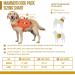 OneTigris Mammoth Dog Backpack 2.0 Version Tear Camping Hiking Dog Backpack for M/L Size Dogs (M Orange) M Orange - Buy Online on GoSupps.com