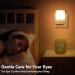 Yooshine Dimmable Night Light with Motion Sensor | LED Twilight Sensor for Children's Room & Hallway (Warm White) - 1 Piece International Shipping - Buy Online on GoSupps.com