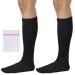 360 RELIEF - Flight Compression Socks Supports | Blood Circulation Travel Work S-M 2Pairs-Black