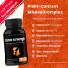 Plant Based Bone Strength Supplements | 600mg Calcium + Vitamin D3 & K2 | Whole Food Formula with Magnesium, Potassium, Zinc, Boron & Strontium | 120 Vegan Capsules - Buy Online on GoSupps.com