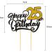 Happy 25th Birthday Cake Topper 25th Birthday Decorations for Her Happy Birthday Cake Topper Decoration 25th Birthday Cake Topper Birthday Cake Toppers 25th Birthday Theme Party Supplies - Buy Online on GoSupps.com