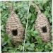 Buy Besportble Oval Bird Nest - Hanging Bird Cage for Outdoor Use Straw Braided Pet Bed for Birds - Buy Online on GoSupps.com
