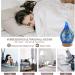 Porseme 100ml Aroma Diffuser & Humidifier - 3D Hand Blister Ultrasound Quiet 7 Color-Changing LEDs BPA Free for Yoga & Spa - Silver - Buy Online on GoSupps.com