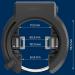 Buy ABUS 6950m Xplus Granit Frame Lock - Universal Bicycle Security | Adjustable Immobilizer with Chain & Saddle Bag - International Shipping - Buy Online on GoSupps.com