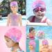 Yanc Bathing Cap for Girls | Waterproof Swim Cap with Ear Protection & Nasal Clipping Earplugs | Perfect for Long & Short Hair | Dolphin Design - Buy Online on GoSupps.com