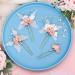 IYOU Flower Girl Headpiece Pink Floral Hair Pins Communion Bridal Wedding Hair Accessories for Girls - Buy Online on GoSupps.com