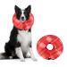 Lyneun inflatable break ruff for dogs cats adjustable hinge dog dog soft dog collar leak protection leak protection dog for dog and cat red m