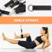 Leuhan Resistance Bands Set - 5 Bands (150LBS) 2 Hand Straps 2 Ankle Straps Door Anchor & Storage Bag | Ideal for Home & Travel Workouts - Buy Online on GoSupps.com