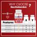 NuvitaGarden Mega CoQ10 400mg Superior Absorption Coenzyme Q10 Supplement Powerful-Antioxidant for Heart Health & Energy Production 90 Softgels - Buy Online on GoSupps.com