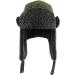 Olive Wool Blend Aviator Trapper Hat - Warm Winter Cold One Size - Buy Online on GoSupps.com