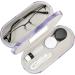 Fintie Hardcase Glasses Case & Contact Lens Container - Double-Sided Travel Set with Mirror - Purple Marble Design - Buy Online on GoSupps.com