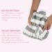 VOCOSTE Coral Fleece Hair Drying Towel Cap | Lightweight Absorbent Hair Drying Solution | Perfect for After Bath Use | Gray & White - Buy Online on GoSupps.com