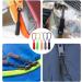 Zipper Pendant Repair Kit - 40 Nylon Replacement Zipper Pulls in 8 Colors for Sports Clothing Backpacks & Camping - Buy Online on GoSupps.com