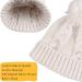 XIAOHAWANG Causal Winter Baby Knit Hat for Boys & Girls | Pompom Cap 0-3 Years | White+Pink - Buy Online on GoSupps.com