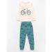 Artie Baby Boys Footless Pyjamas - 100% Cotton Long Sleeve Pjs Set of 2 | Kids Nightwear for 12-24 Months - Buy Online on GoSupps.com