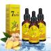 Hair Regrow Ginger Germinal Oil  1oz 7 Days Ginger Germinal Hair Growth Serum Accelerate Hair Growth and Thick  20ML(3pcs)