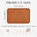 60 Pcs Blank Leatherette Hat Patches with Adhesive Rustic Leatherette Rectangle Patch Faux Leather Patches for Hats Custom Fabric Repair Sew Laser Supplies  3 x 2 Inches (Khaki) - Buy Online on GoSupps.com
