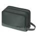 WANDF Toiletry Bag Water-Resistant Nylon Travel Wash Bag Lightweight Dopp Kit for Men and Women(A-Pure Grey)