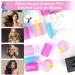 URAQT Hair Rollers 36pcs Hair Curlers Styling Kit with Pins | No Heat Damage DIY Hair Styling Tools | Large Medium Small Self Grip Rollers for Long and Short Hair | 48pcs/Purple - Buy Online on GoSupps.com