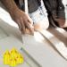 50 PCS Yellow Cone Canvas 3.5x2 Inch Paint Triangle Stands for Kitchen Cabinets - Cabinet Door Risers for Clean Paint Job - Buy Online on GoSupps.com