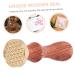 1pc Dispensing Plate Tool for Powder & Espresso - Eyeshadow Tamper & Pressing Stamp with Wooden Handle | Perfect for Makeup & Art - Buy Online on GoSupps.com