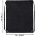 Vorspack Drawstring Backpack 10-Piece Set - Perfect for Parties, Gym, Sports, and Travel - Black - Buy Online on GoSupps.com
