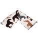 Microwavable Unscented Wheat Bags Animal Print Microwave Heat Pack for Back Neck Joints and Shoulder Pain Relief 44cmx13cm (Horses White) Unscented (44cmx13cm) Animal Print - Horses White