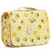 L&FY Multifunction Portable Travel Toiletry Bag Cosmetic Makeup Pouch Toiletry Case Wash Organizer (Yellow Lemon)