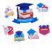 CHILDWEET 7pcs Graduation Season Card Paper Cups Decor Congrats Food Toothpick 2022 Dessert Picks Graduation Cupcake Topper Party Supplies Cake Picks Cake Insert Topper Acrylic Cake Supplies