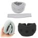 Minzhi 2-Piece Neck Bandage & Pain Relief Set | Adjustable Socket Break | Comfort & Support for Men & Women (Gray + Black) - Buy Online on GoSupps.com