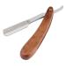 Handmade Foldable Barber Razor for Men - Traditional Straight Cut with Natural Wood Handle - Ideal for Mustache & Beard Grooming - Buy Online on GoSupps.com