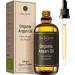 WoldoHealth Organic Argan Oil cold pressed for face skin & hair 100ml - without additives with pipette