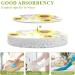 3-Pack Cleaning Kitchen Sponges Oval Abstract Elegance with Floral Kitchen Cellulose Dishwashing Wood Pulp Cotton - Buy Online on GoSupps.com