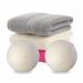 Wool Dryer Balls Natural Fabric Softener Reusable Organic Wool Laundry Balls Tumble Dryer Balls for Fabric Softening Reduce Drying Time Noise Wrinkles Free 7cm in Size Natural Wool (Pack of 2)