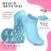 Buy Chuarry Gel Lined Socks for Dry Cracked Feet - Moisturizing Spa Socks for Women with Essential Oils & Vitamins - 4 Pairs Reusable Multicolor - Buy Online on GoSupps.com