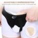 Tenbon Hernia Belt - Flexible Adjustable Inguinal Groin Support for Men and Women with 2 Removable Compression Pads - Pain Relief and Recovery Strap - Comfortable Material - Size L Black - Buy Online on GoSupps.com